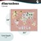 Stupell Industries Kid's Map Of World Pink Canvas, design by Carla Daly